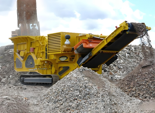 Crawler Mobile Comprimens Plant