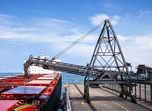 Rail-elevatae Shiploader